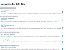 Tablet Screenshot of motivationforlifetips.blogspot.com