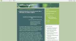 Desktop Screenshot of justiciadesarrollo.blogspot.com