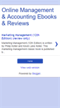 Mobile Screenshot of management-ebooks.blogspot.com
