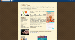 Desktop Screenshot of prithiviyoga.blogspot.com