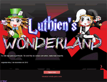 Tablet Screenshot of luthienswonderland.blogspot.com
