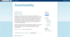 Desktop Screenshot of advertisability.blogspot.com