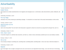 Tablet Screenshot of advertisability.blogspot.com