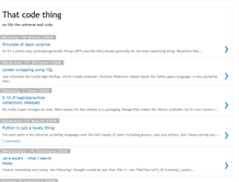 Tablet Screenshot of codething.blogspot.com