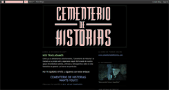 Desktop Screenshot of cementeriodehistorias.blogspot.com