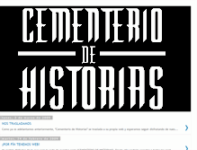 Tablet Screenshot of cementeriodehistorias.blogspot.com