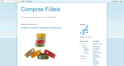 Desktop Screenshot of comprasfuteis.blogspot.com