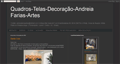 Desktop Screenshot of andreiafariasartes.blogspot.com