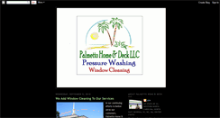 Desktop Screenshot of palmettohomeanddeck.blogspot.com