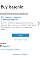 Mobile Screenshot of buyisagenix.blogspot.com