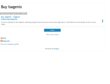 Tablet Screenshot of buyisagenix.blogspot.com