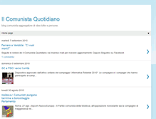 Tablet Screenshot of comunistaquotidiano.blogspot.com