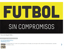 Tablet Screenshot of noesotroblogdefutbol.blogspot.com