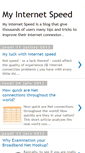Mobile Screenshot of myinternetspeed.blogspot.com