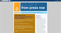 Desktop Screenshot of frompressrow.blogspot.com