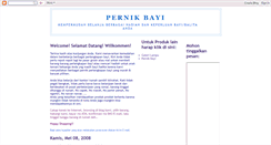 Desktop Screenshot of pernikbayi.blogspot.com