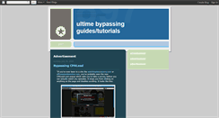 Desktop Screenshot of bypass-everything.blogspot.com