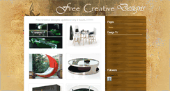 Desktop Screenshot of freecreativedesigns.blogspot.com