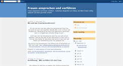 Desktop Screenshot of frauen-gezielt-ansprechen.blogspot.com