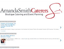 Tablet Screenshot of amandasmithcaterers.blogspot.com