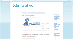 Desktop Screenshot of jobsforallkrc.blogspot.com