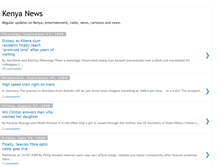 Tablet Screenshot of kenya-news.blogspot.com