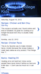 Mobile Screenshot of cooking4collegekids.blogspot.com