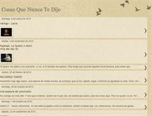 Tablet Screenshot of cosasquenuncadijiste.blogspot.com