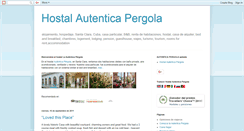 Desktop Screenshot of hostalautenticapergola.blogspot.com