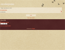 Tablet Screenshot of circularpraise.blogspot.com