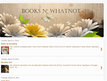 Tablet Screenshot of booksnwhatnot.blogspot.com