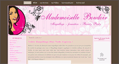 Desktop Screenshot of mademoiselleboudoir.blogspot.com