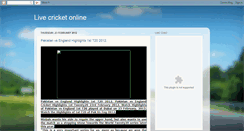 Desktop Screenshot of fastlivecricketstream.blogspot.com