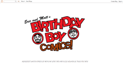 Desktop Screenshot of birthdayboycomics.blogspot.com