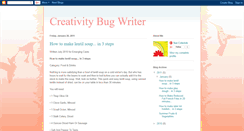 Desktop Screenshot of creativitybugwriter.blogspot.com