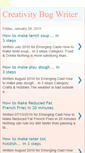 Mobile Screenshot of creativitybugwriter.blogspot.com