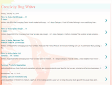 Tablet Screenshot of creativitybugwriter.blogspot.com