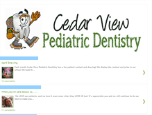 Tablet Screenshot of cedarviewpediatricdentistry.blogspot.com