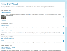 Tablet Screenshot of cycleeurovelo6.blogspot.com