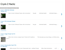Tablet Screenshot of crysis2hackz.blogspot.com