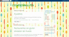 Desktop Screenshot of cocinerosingluten.blogspot.com