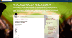 Desktop Screenshot of educacaofisicaceler2010.blogspot.com