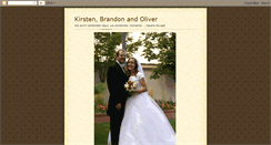 Desktop Screenshot of kirstenandbrandon.blogspot.com