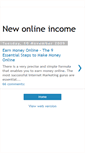 Mobile Screenshot of newonlineincome.blogspot.com