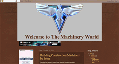 Desktop Screenshot of a1machinery.blogspot.com