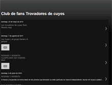 Tablet Screenshot of clubdefanstrovadoresdecuyes.blogspot.com