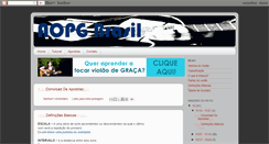 Desktop Screenshot of aopgbrasil.blogspot.com