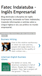 Mobile Screenshot of inglesempresarial-fatecindaiatuba.blogspot.com