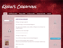 Tablet Screenshot of karinscreaties.blogspot.com