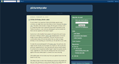 Desktop Screenshot of picturemycake.blogspot.com